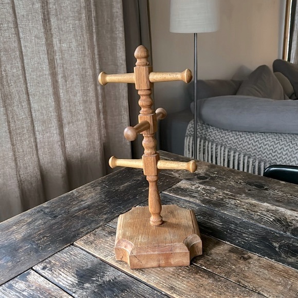vintage Other - Vintage Wooden Mug Tree